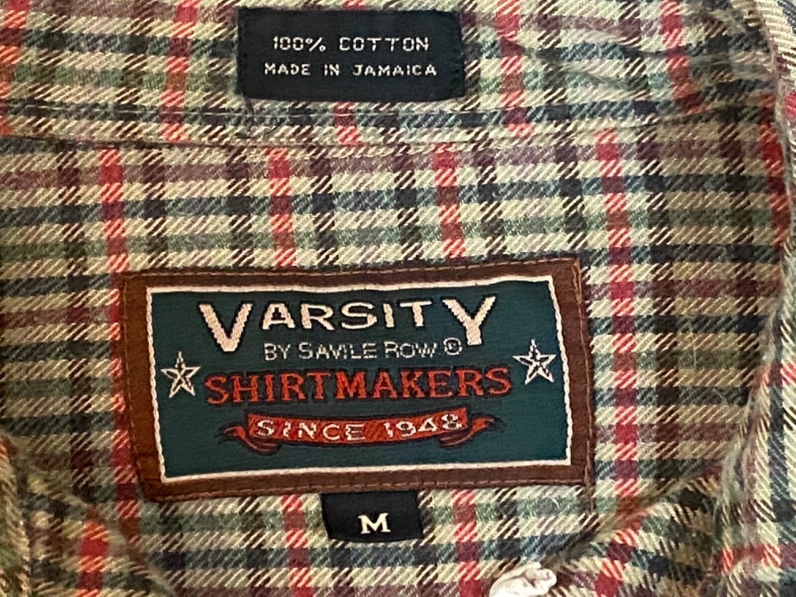 Camicia di flanella vintage anni 80 Varsity by Savile Fila uomo