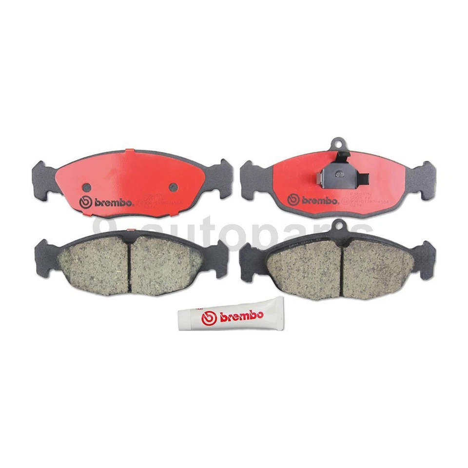 Rotores de freno traseros Brembo OE pastillas de freno de cerámica para 1995 1996 Jaguar XJ12 Foto 3 de 4