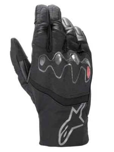 Alpinestars Hyde XT Drystar XF Motorcycle / Motorbike Gloves - Black/Black