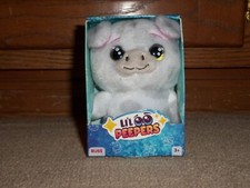 NEW, RUSS LIL PEEPERS MINI 4" PLUSH, PIG
