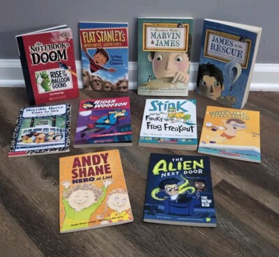 Set of 10 Paperback Chapter Books Boys' Interests | eBay
