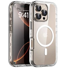 For Apple iPhone 16 Plus/16 Pro Max/16/16 Pro Clear Slim Shockproof Bumper Case