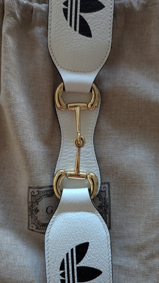 Gucci x Adidas Limited Edition Horsebit Belt. 625834 214351  display picture 3