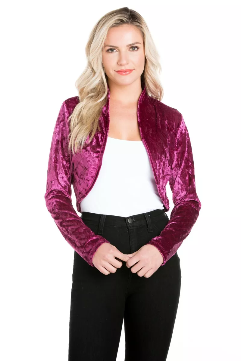 Mauve bolero jacket sale