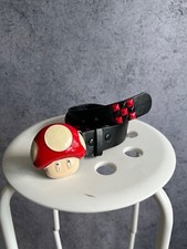 Men  s Belt Super Mario Nintendo 2011 Metal Big Buckle  Mushroom  Size 30-32 Smal