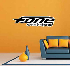 2 Adesivi F-One Fone Kiteboarding Camera Parete Garage Decorazione Decalcomania 25"X6"