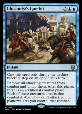 x1 Illusionist's Gambit R MTG Commander: Wilds of Eldraine M/NM, English