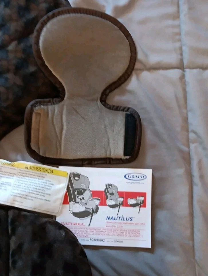 Juego adicional de cubierta para niños pequeños marrón/bronceado GRACO Nautilus asiento elevador para automóvil/bronceado-3WO Foto 3 de 4