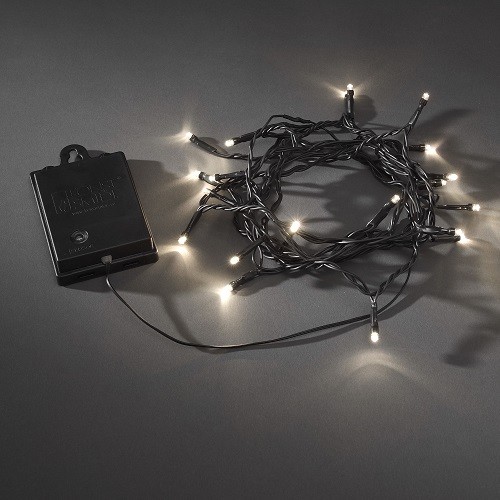 Led Lichterkette 40Er Batt. Warmweiß Timer / Funktion. Aussen 3724-100-image