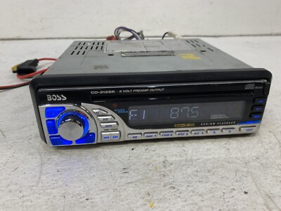 BOSS CD-3125R radio stereo CD player single din receiver BOSS CD-3125R radio stereo CD player single din receiver