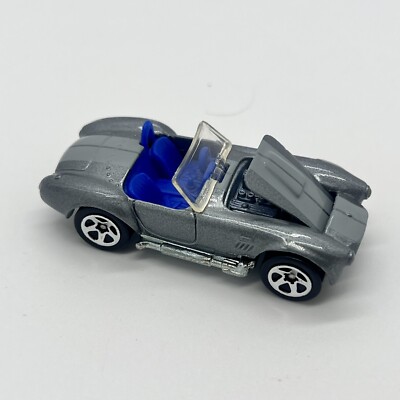 1982 Hot Wheels Shelby Cobra. Primer Gray White Stripes 1/64 Mint
