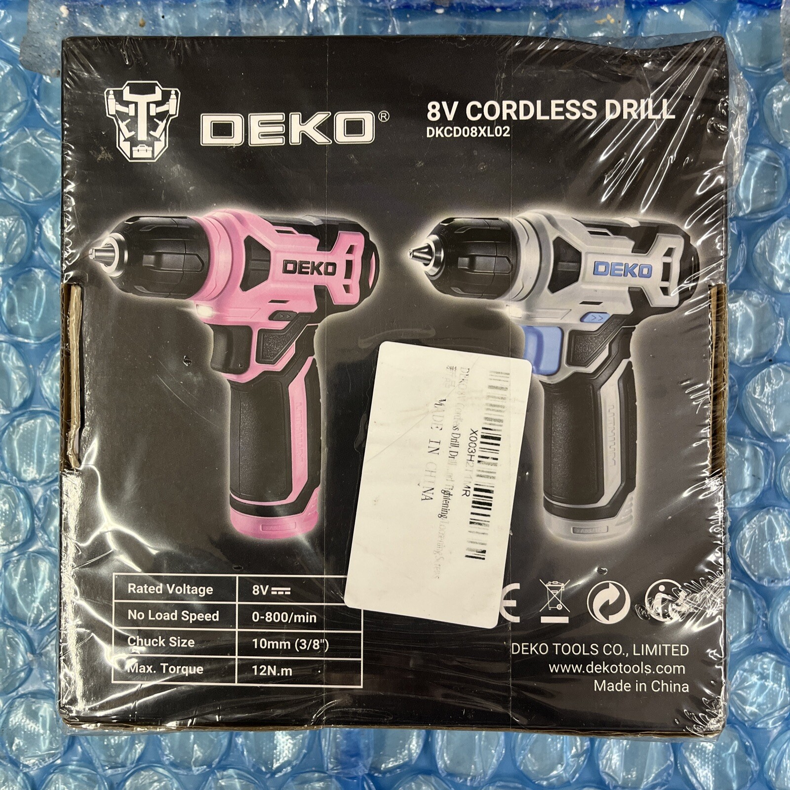 , Drill Set With 3/8"keyless Chuck, 42pcs Acessories, Buil
