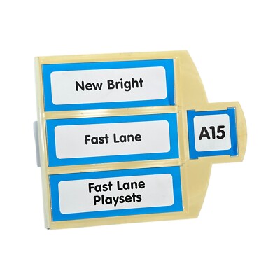 Toys R Us True Aisle Sign A15 New Bright, Fast Lane, Fast Lane Playset  - Main Image