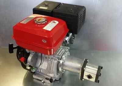 Hydraulikaggregat 14PS Benzin Motor + E-Start + Pumpe bis zu 54ltr/min
