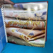 New Edition Grandma's Quilt Blocks Patterns Samples Better Homes Gardens ct7j1