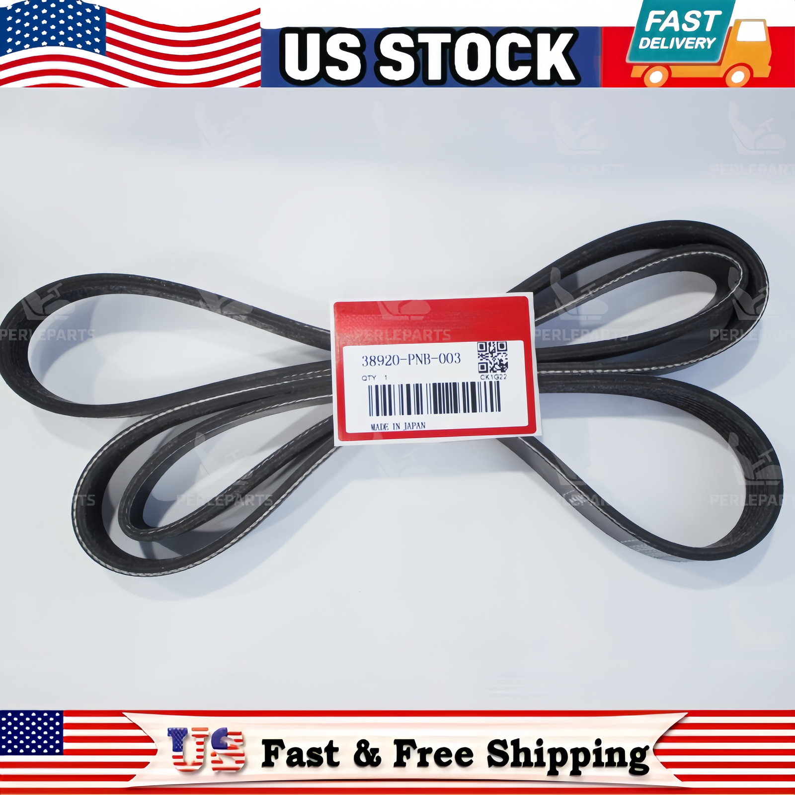 OEM Serpentine Drive Belt for 2002-2006 Honda CR-V 2.4L 31110-RLF 38920-PNB