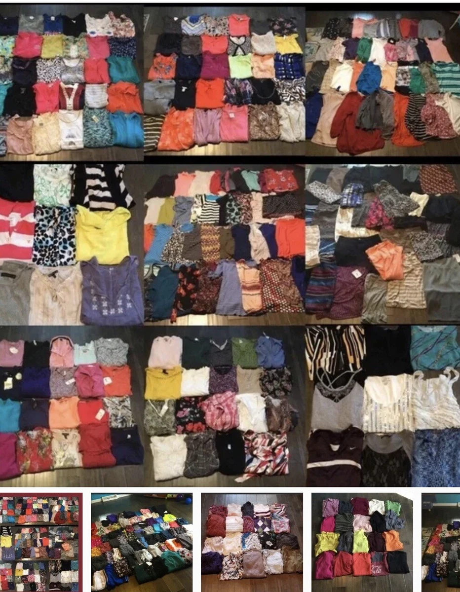 Lot of 100 Womens Clothes Bulk Wholesale Resale Consignment