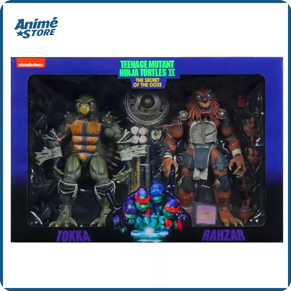 Figurines Tokka & Rahzar TMNT 17 cm, l'excellence signée NECA
