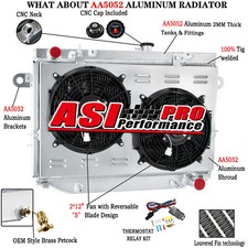 FOR 1998-2007 2006 TOYOTA LAND CRUISER 4.7L V8 AT 4 ROW RADIATOR SHROUD FAN KITS