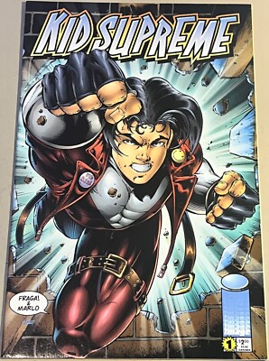 IMAGE COMICS 1996 KID SUPREME #1 First Printing DAN FRAGA VERY RARE & HTF B&B!