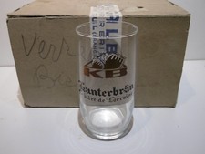 KANTERBRAU vintage collection 6 verres bière 25 cl dans leur carton d'origine 