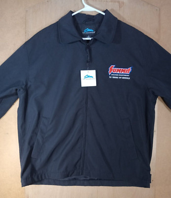 Summit RACNG Jacket NEW Med  Large Tri-Mountain Mens M   Full Zip Long Slv R105