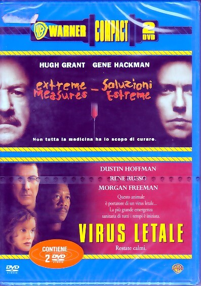Extreme Measure Soluzioni Estreme + Virus Letale - 2 Dvd Nuovo