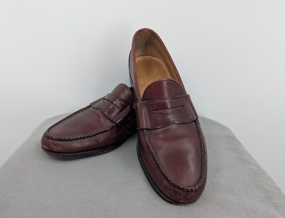Allen Edmonds Cognac Leather Penny Loafers Allen Edmonds Cavanaugh Pinch Penny Slip-on Loafer - Walnut  main image 4