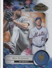 MAX SCHERZER TOPPS GOLD LABEL CLASS 2 BASE NEW YORK METS #47 2022 22