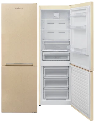 FRIGORIFERO COMBINATO 331 LT BEIGE MARMO NOFROST E 39DB SCHAUB LORENZ SVCBN360EB