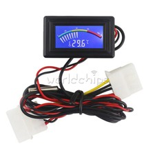 Digital Thermometer Temperature Meter NTC 10K Waterproof Metal Probe DC 4V-25  