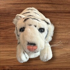White Bengal Tiger 12  Blue Eyes Stuffed Animal