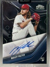 2023 Topps Chrome Black Bailey Falter Base Auto #CBA-BF