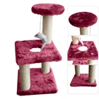 Cat Tree Condo Tower Activity Center Playing House 2-Level w/ Scratching Post
