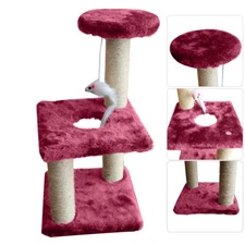 Cat Tree Condo Tower Activity Center Playing House 2-Level w/ Scratching Post
