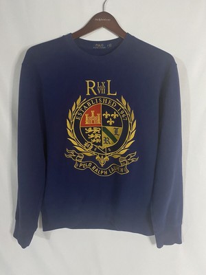Polo Ralph Lauren Crest Sweatshirt Size Medium | eBay