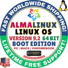 AlmaLinux OS 9.2  USB Flash Drive  BOOT EDITION  AMD64  MAC/PC  Alma Linux