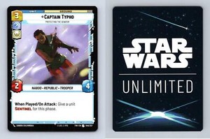 Captain Typho #46/257 Star Wars Unlimited Twilight Of The Republic Uncommon TCG