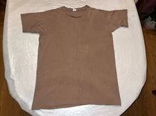 vtg single stitch Union Underwear Co olive green military issued army shirt XL