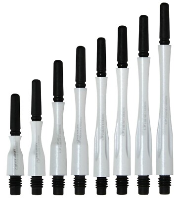 COSMO DART SHAFTS CARBON HYBRID-LOCKED PEARL WHITE - SET OF 4