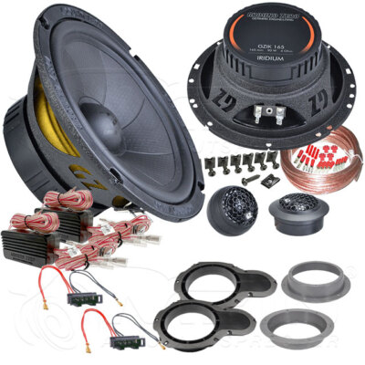GROUND ZERO LAUTSPRECHER für VW PASSAT 3C B6 2005-2008 Front Vorn Tür 150W #AJIY
