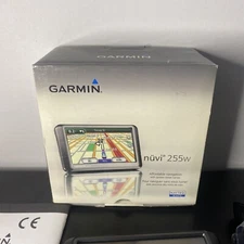 Garmin Nuvi 255W Portable GPS Unit Complete With Manual  bundle  Tested