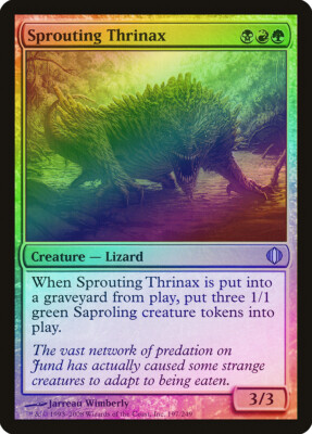 Sprouting Thrinax Foil Shards of Alara #93 MTG Magic the Gathering NM 2Fire
