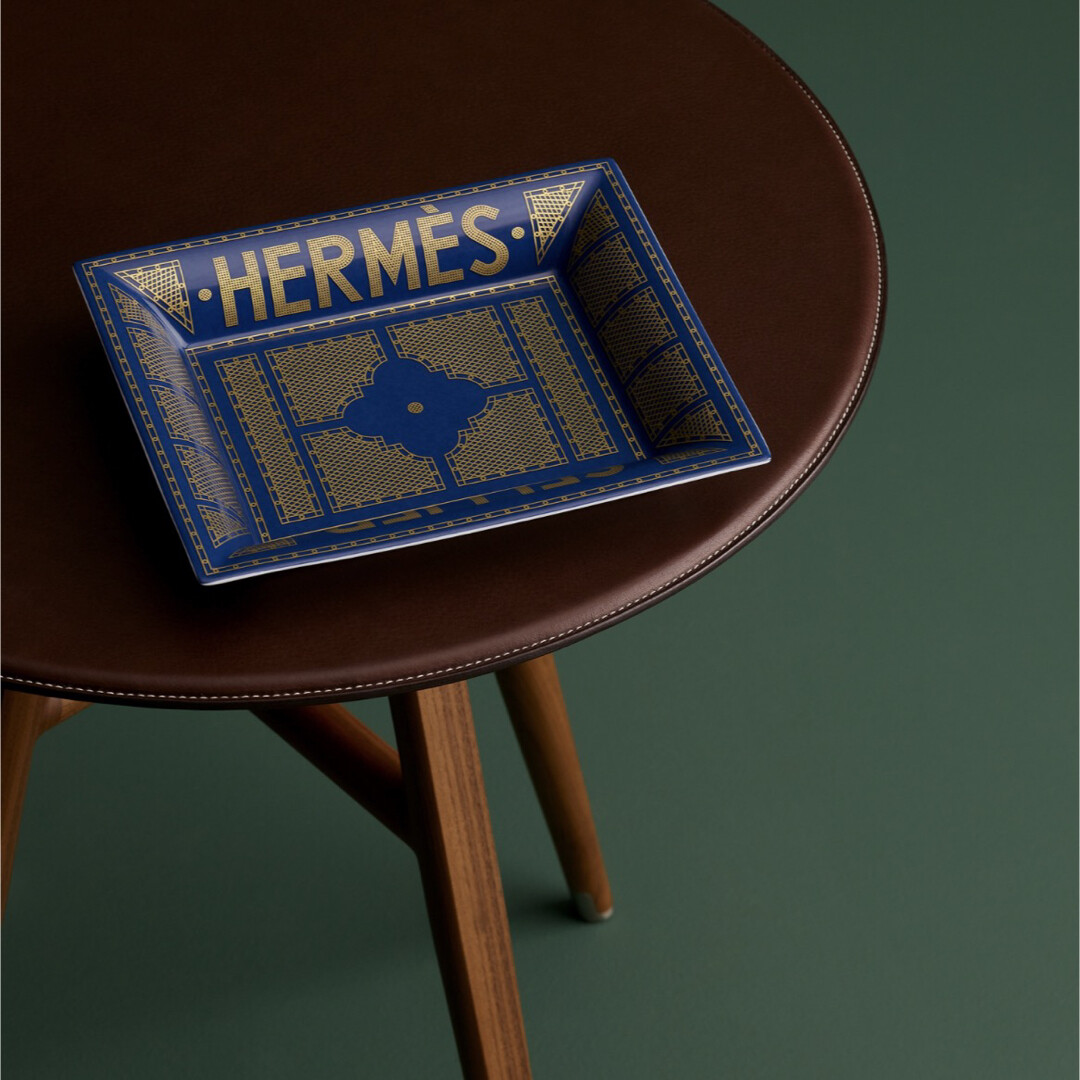 Hermes Sellier Change tray by Benoit Pierre Emery porcelain