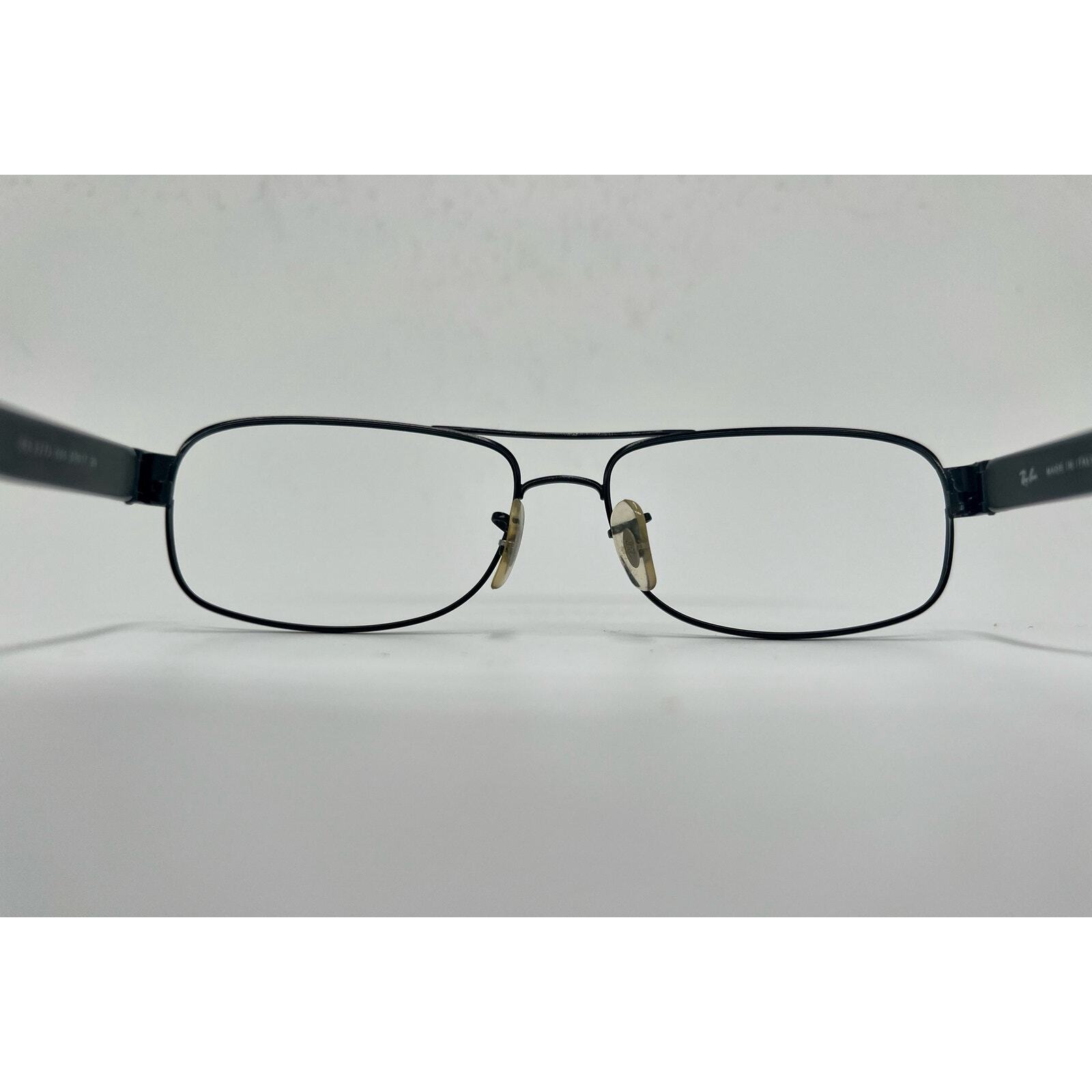 Used Ray Ban Rectangular Designer Eyeglasses Unis… - image 6