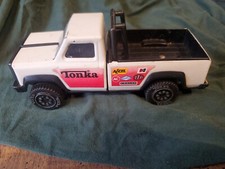 Vintage Tonka pressed steel made in the USA Pick Up STP Goodyear Cragar Truck