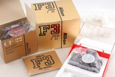 [Unused in Box] Nikon F3/T F3 T Black Titanium Body w/ CF-22 Case Strap Japan
