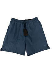 Bad Birdie Golf Active Hybrid Shorts Mens Size L Blue Side Slit Drawstring Waist