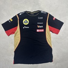 Official Lotus F1 Team 2014 Racing T-Shirt Formula 1 Vintage Style Black SZ 2XL