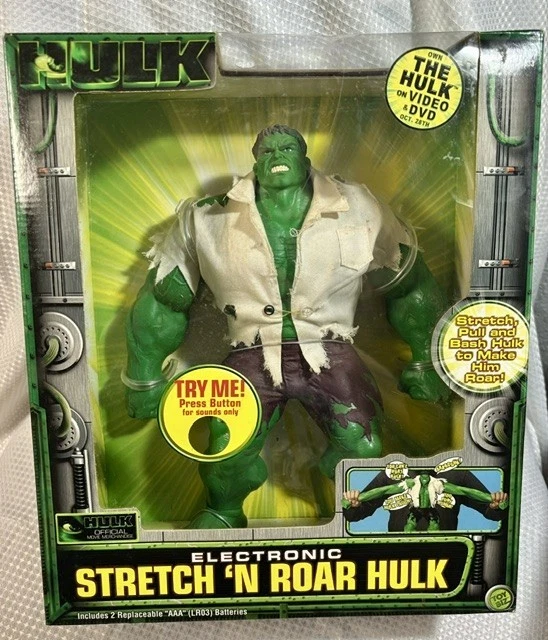 The Incredible Hulk Comic Book Heroes Rubber Action Figures for